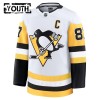 Pittsburgh Penguins tröja Fanatics Premium Sidney Crosby 2024-25 Vit Borta - NHL Tröjor Barn